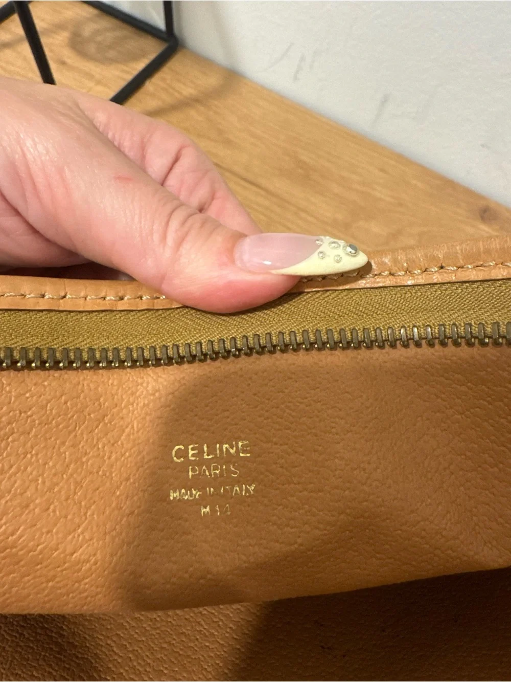 Authentic Vintage Celine Macadam Clutch Pouch